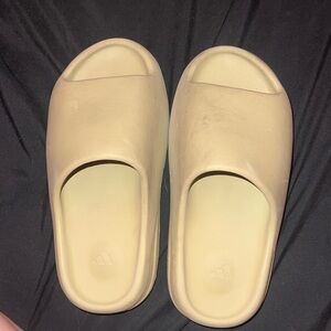 Adidas Cream Slide Sandals